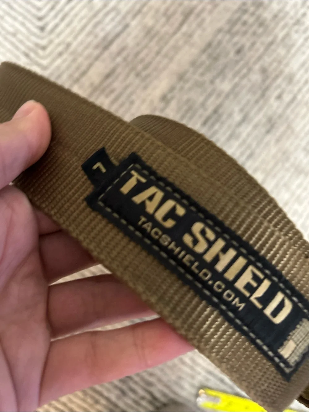 Tac Shield Brown Tactical Belt Size Large